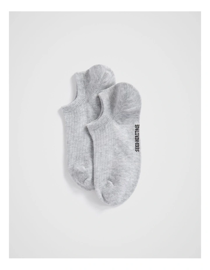 Sneaker Sock in Light Grey Marle