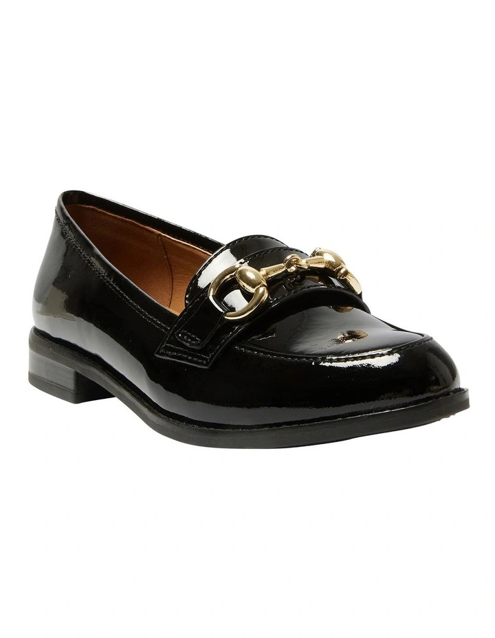 Gala Leather Loafers in Black Patent