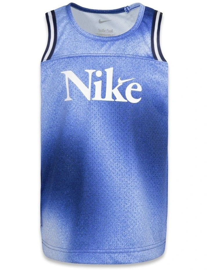 Cobb All Over Print Pinnie in Blue