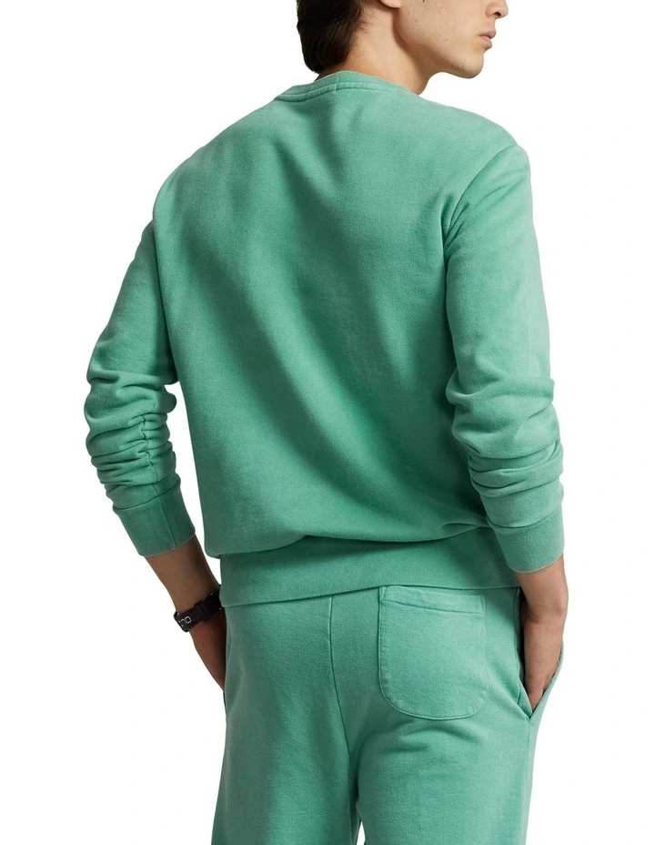 Loopback Fleece Sweatshirt in Green