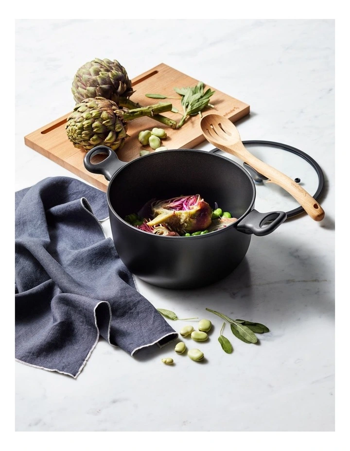 Per Domani Nonstick Induction Covered Casserole 24cm/5.5L