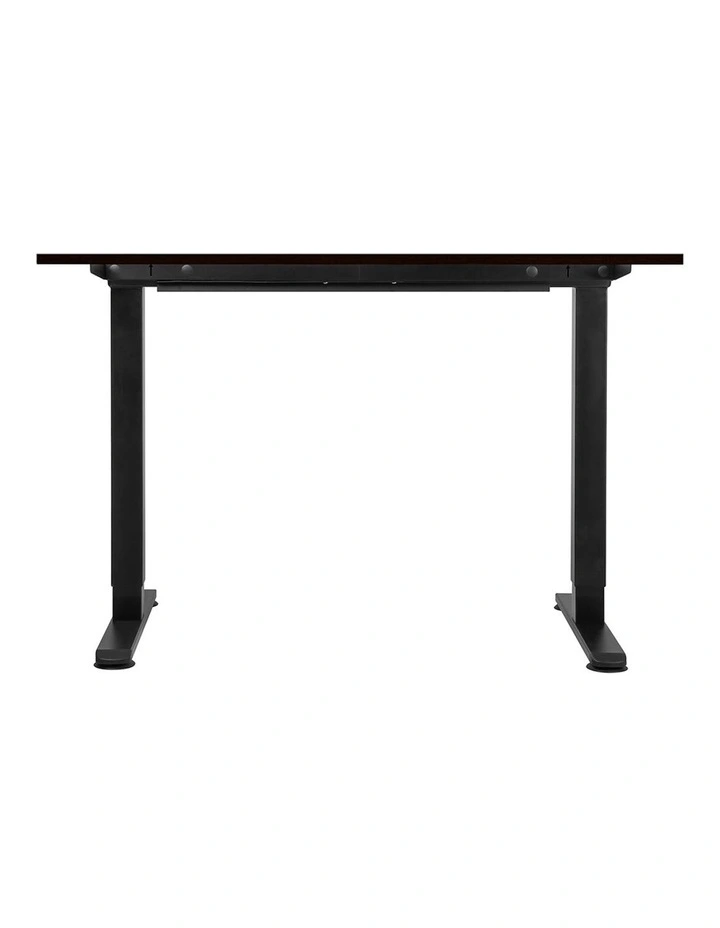Electric Dual Motor Height Adjustable Motorised Standing Desk 140cm in Walnut