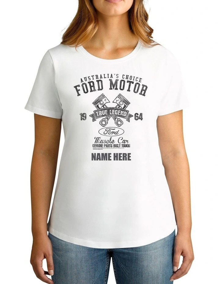 Women's Ford 1964 True Legend Personalised Cotton T Shirt