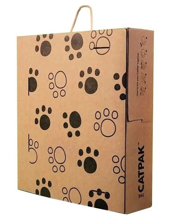 Cat Litter Box 2x3L in Brown