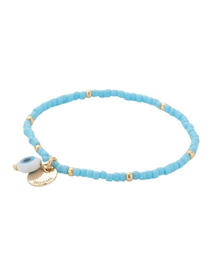 Mykonos Evil Eye Bracelet in Blue