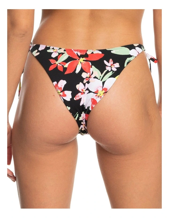 Printed Beach Classics Cheeky Bikini Bottoms in Anthracite New Life