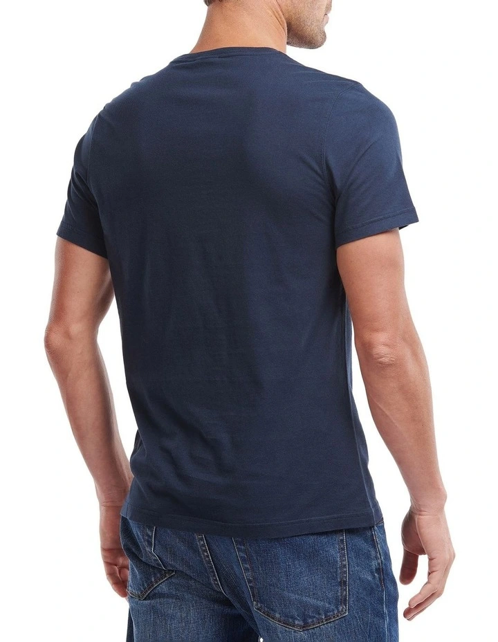 Essential Ridge Logo Tee Navy