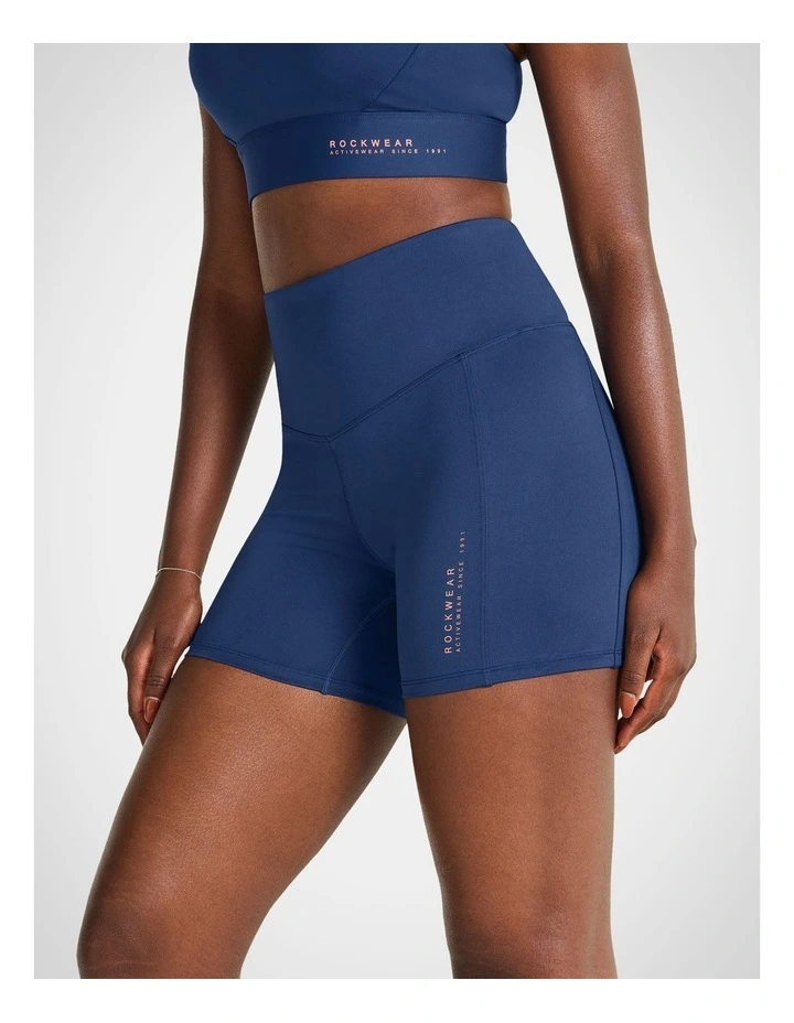 Statement Pocket Mid Thigh Bike Shorts in Storm