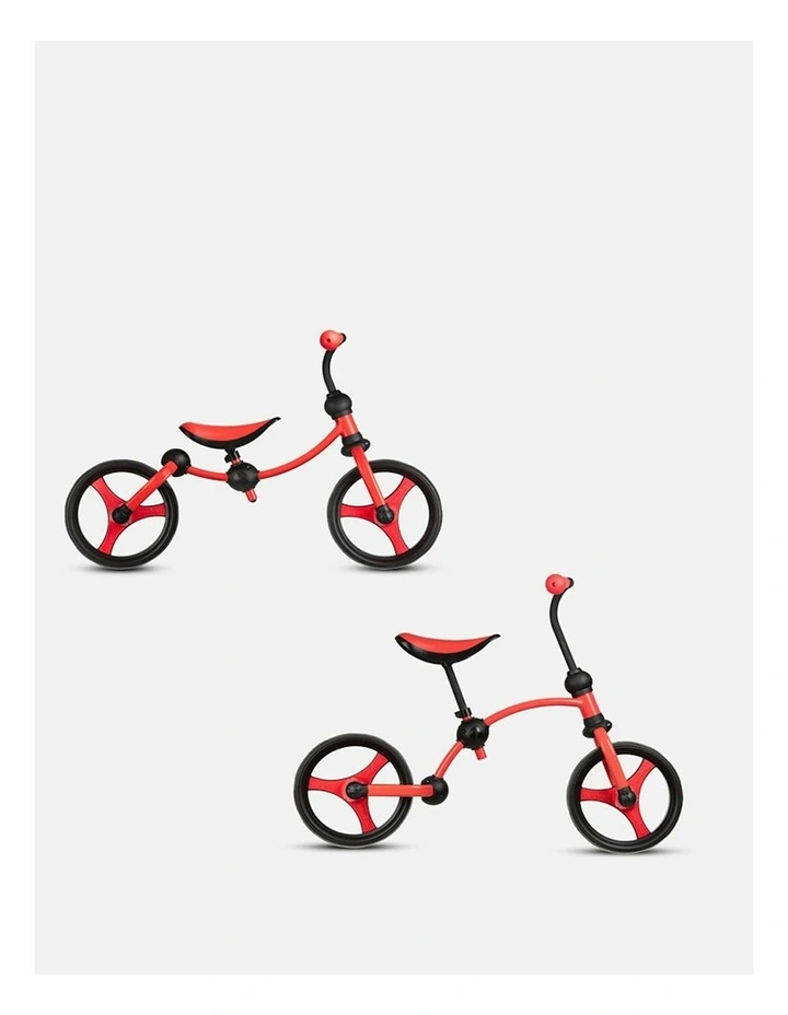 2 in 1 Ride On Bike in Red/Black
