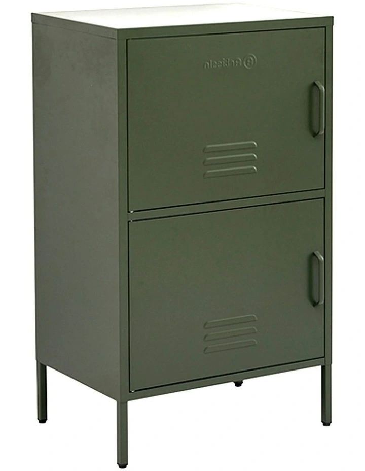 Buffet Sideboard Metal Cabinet in Doubble Green