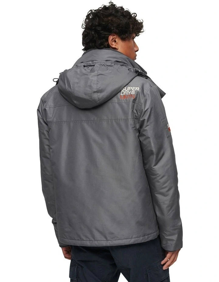 Mountain Windcheater Jacket in Charcoal
