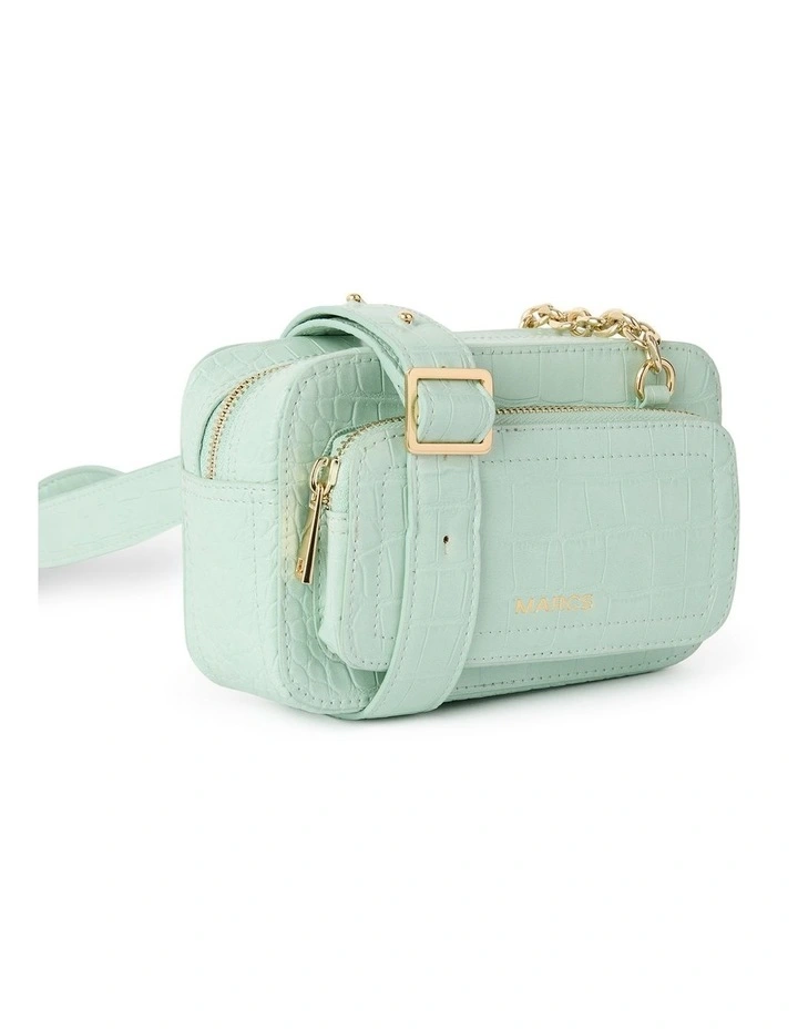 Portia Camera Bag in Gum Leaf
