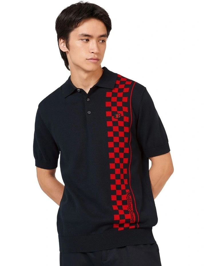 Rolling Stone Mod Polo in Black