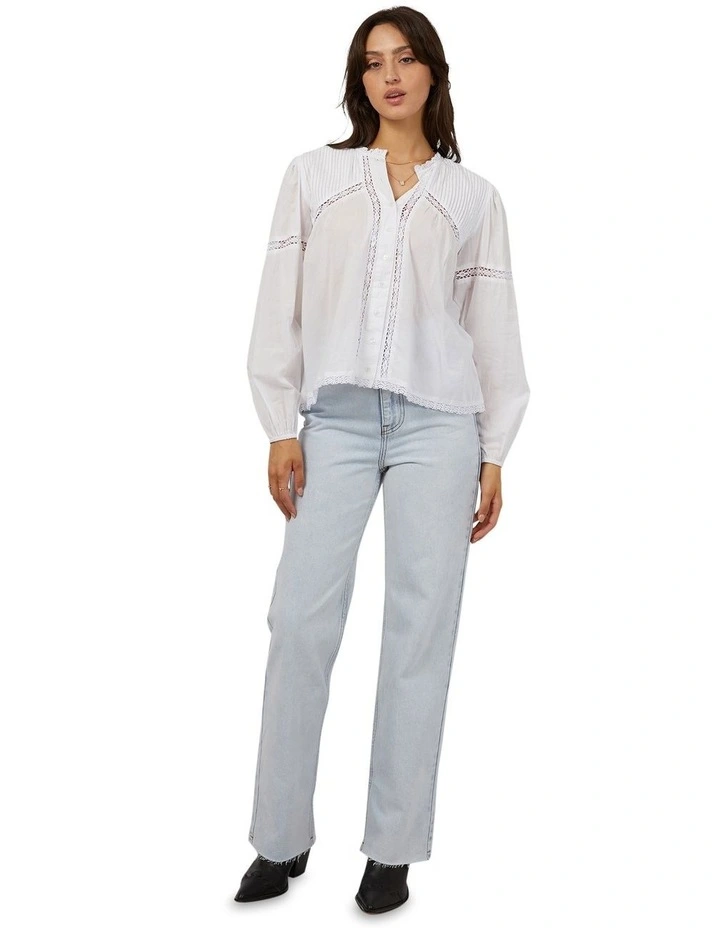 Poet Shirt in White