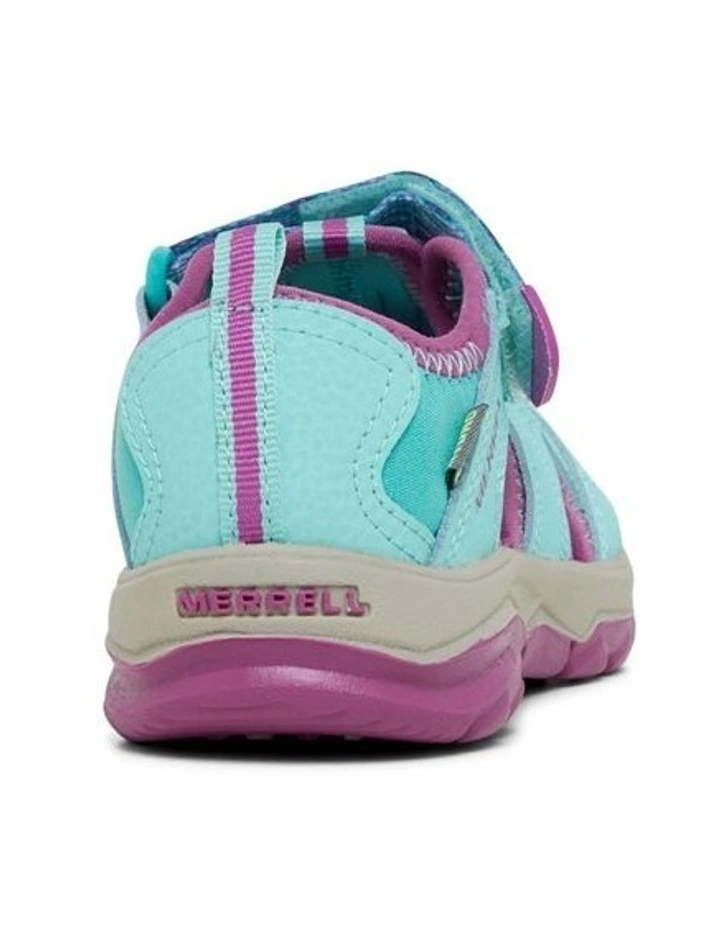 Hydro Sandals in Turquoise/Purple