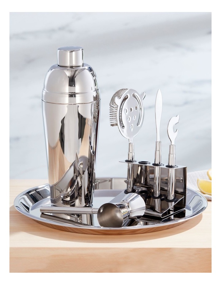 Refresh Stainless Steel Bar Set in Silver