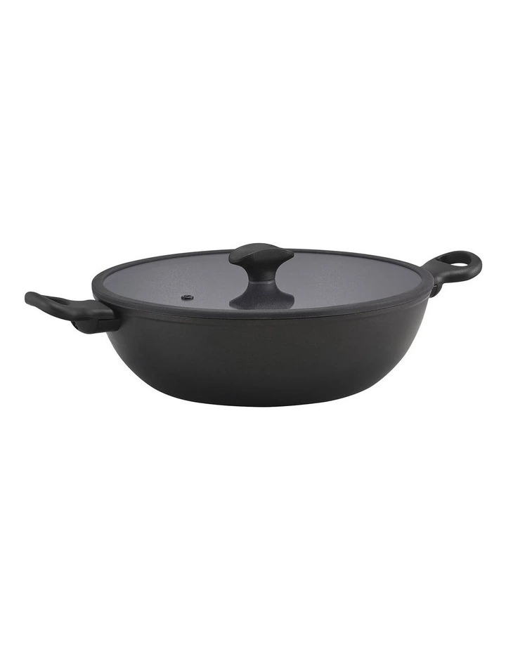 Per Domani Nonstick Induction Covered Wok 30cm