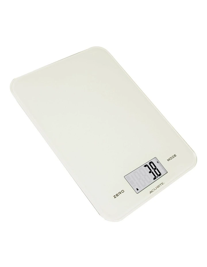 Large Slimline Digital Scale 1g/8kg in White
