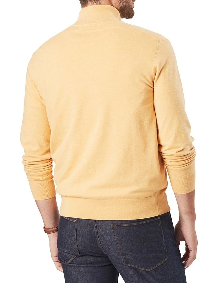 High Flex Half Zip Knit Yellow
