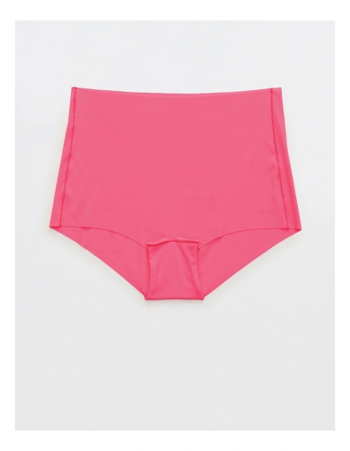 Smoothez No Show Xtra Mid Rise Cheeky Underwear in Coral Sun