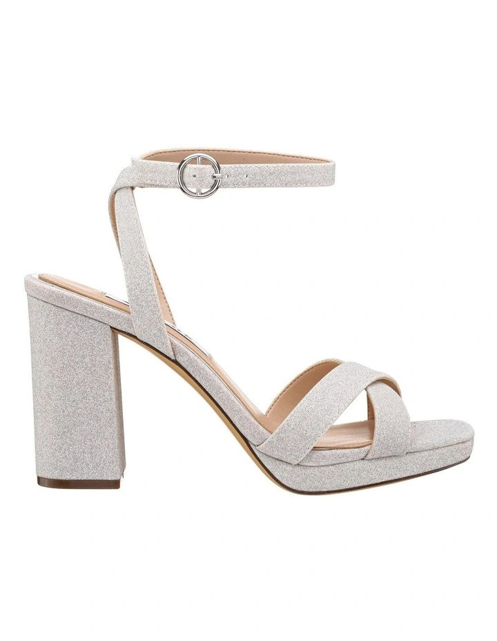 Shelia Sandals in Silver Fantasy Net