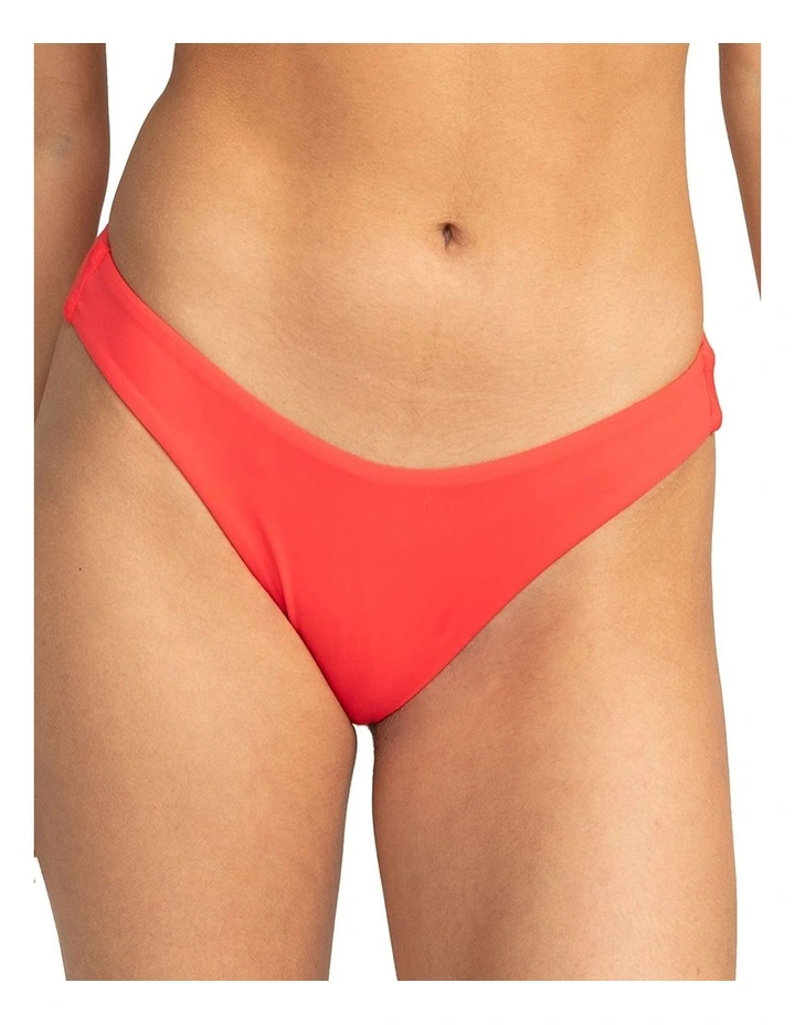 Beach Classics High Leg Bikini Bottoms in Hibiscus