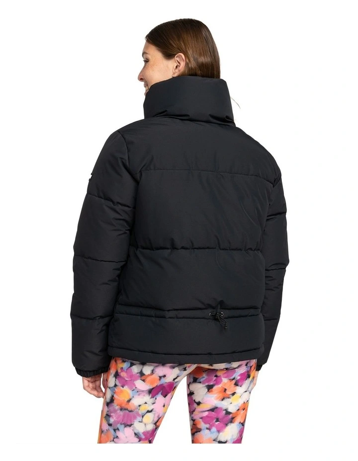 Winter Rebel Winter Bomber Jacket in True Black