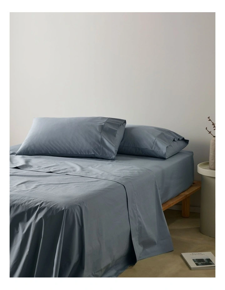 300TC Australian Superfine Cotton Sheet Set in Blue