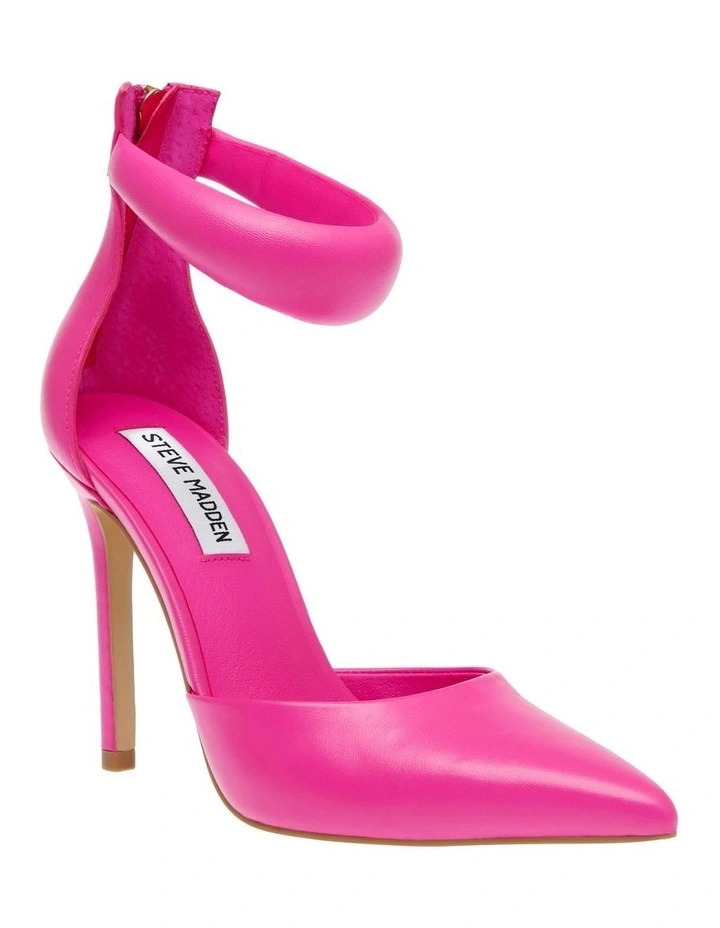Ele Heels in Pink Leather