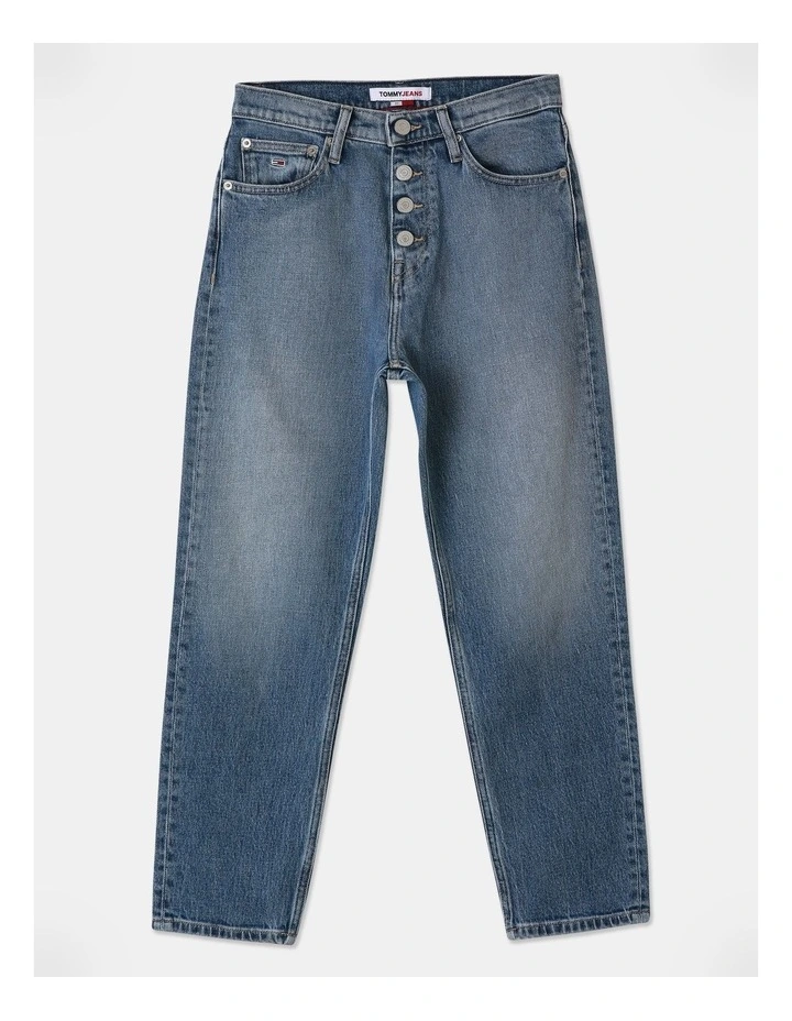 Izzie Slim High Rise Ankle Jeans in Blue