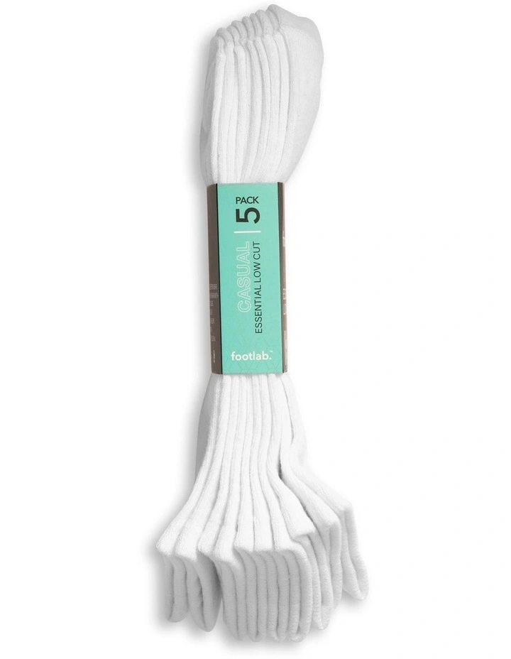 Essential Liner Socks Size 11-14 40 Pack in Assorted