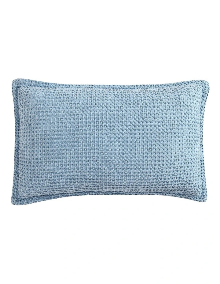 Urban Waffle Cushion in Steel