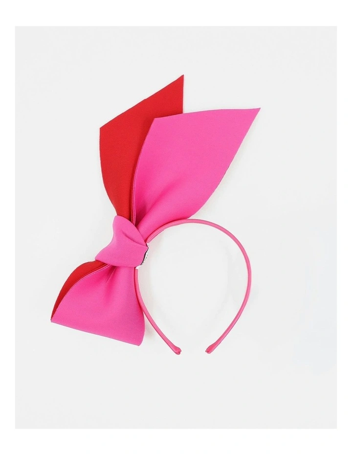 Thumper Fascinator in Hot Pink/Red