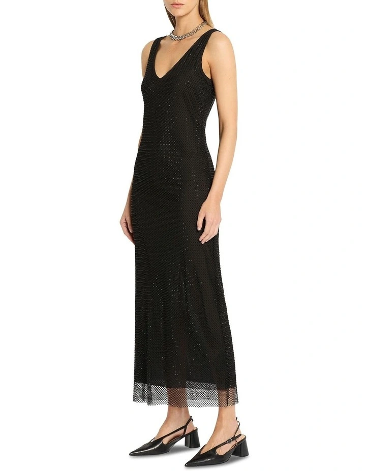 Crystal Call Dress in Black