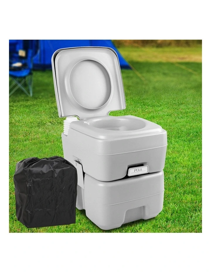 Portable Camping Toilet 20L in White