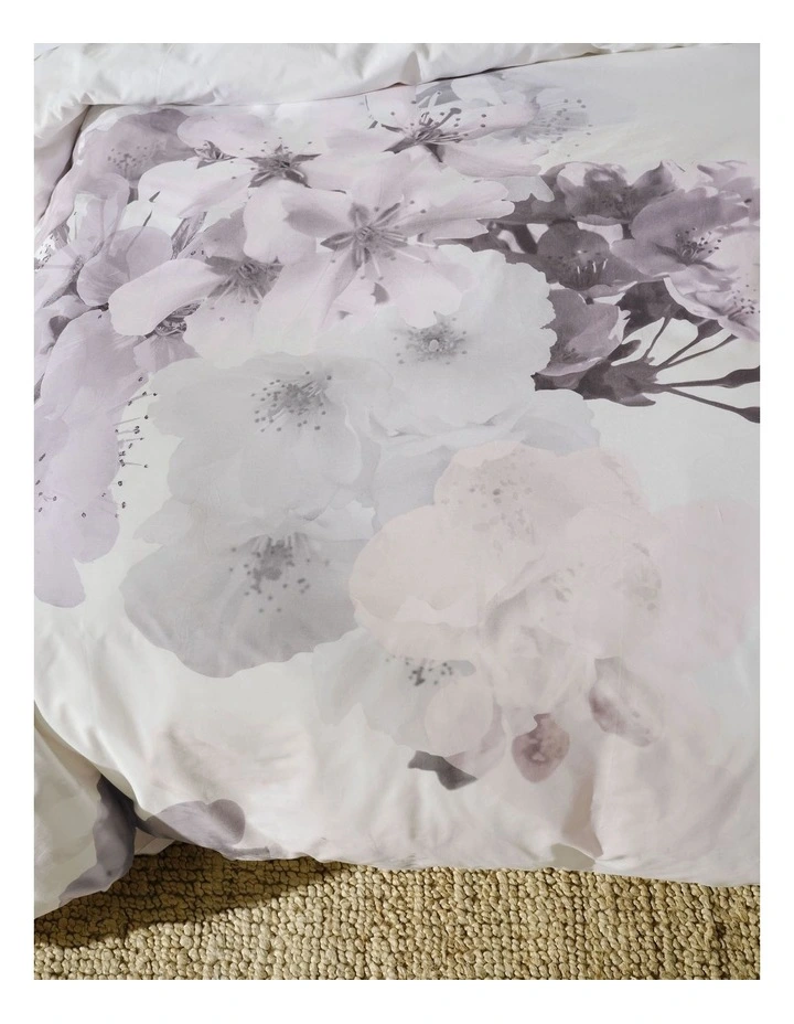 Marie Claire Reiko Quilt Cover Set in White