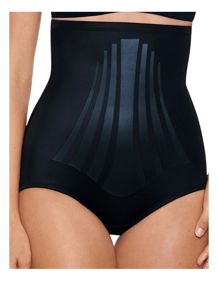Lycra Fit Sense Extra High Waist Shaping Brief in Black