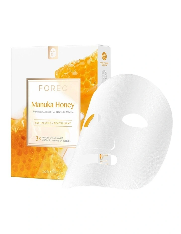 Manuka Honey Farm To Face Sheet Mask 3 Pack
