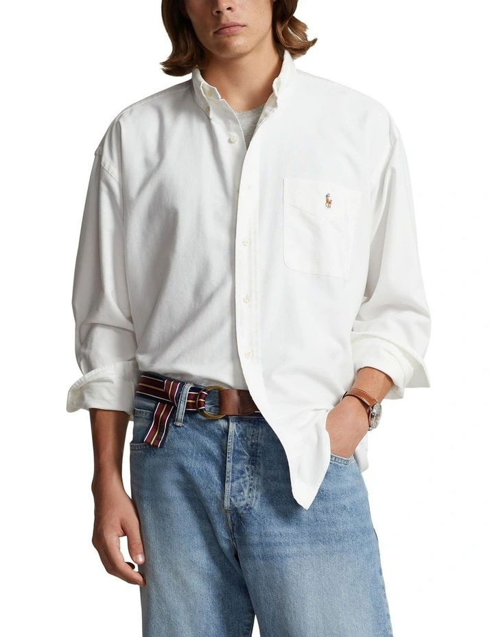 Big Fit Oxford Shirt in White