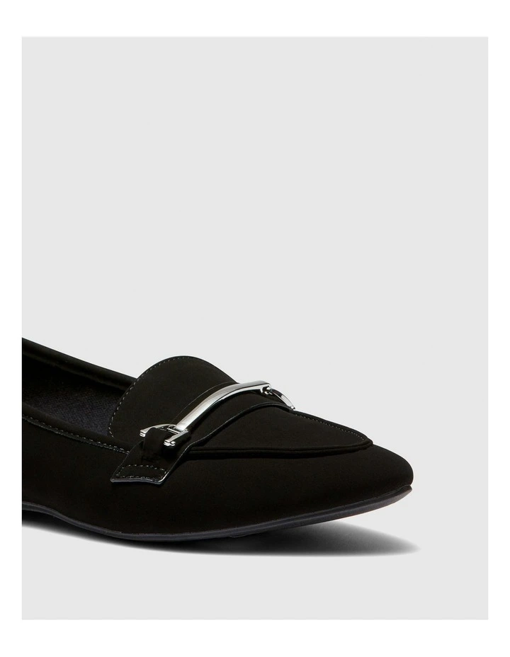 Casino Ballet Flats in Black