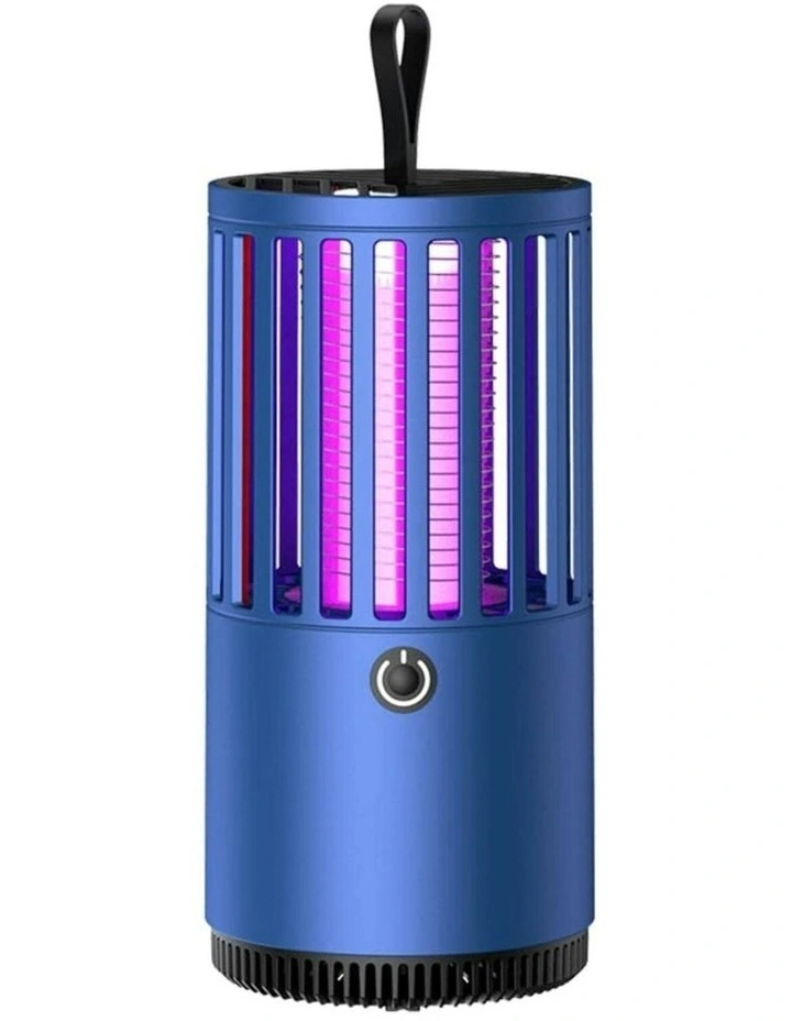 Mosquito Killer Lamp with 360-Degree 8-12 Hours Battery Life in Navy Blue