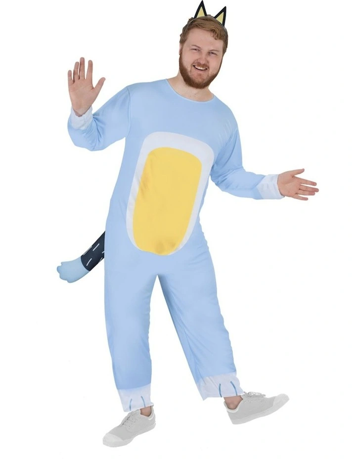 Bandit Jumpsuit Dress Up Halloween Party Costume in Blue