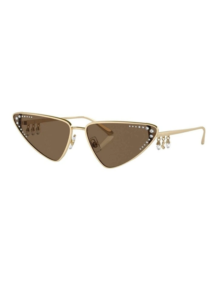 JC4001B Sunglasses in Gold