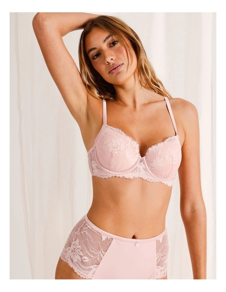 Harlow Luxe T-shirt Bra in Pale Pink