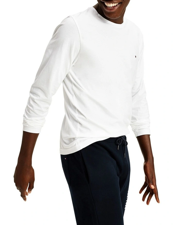 Logo Long Sleeve T-Shirt in White