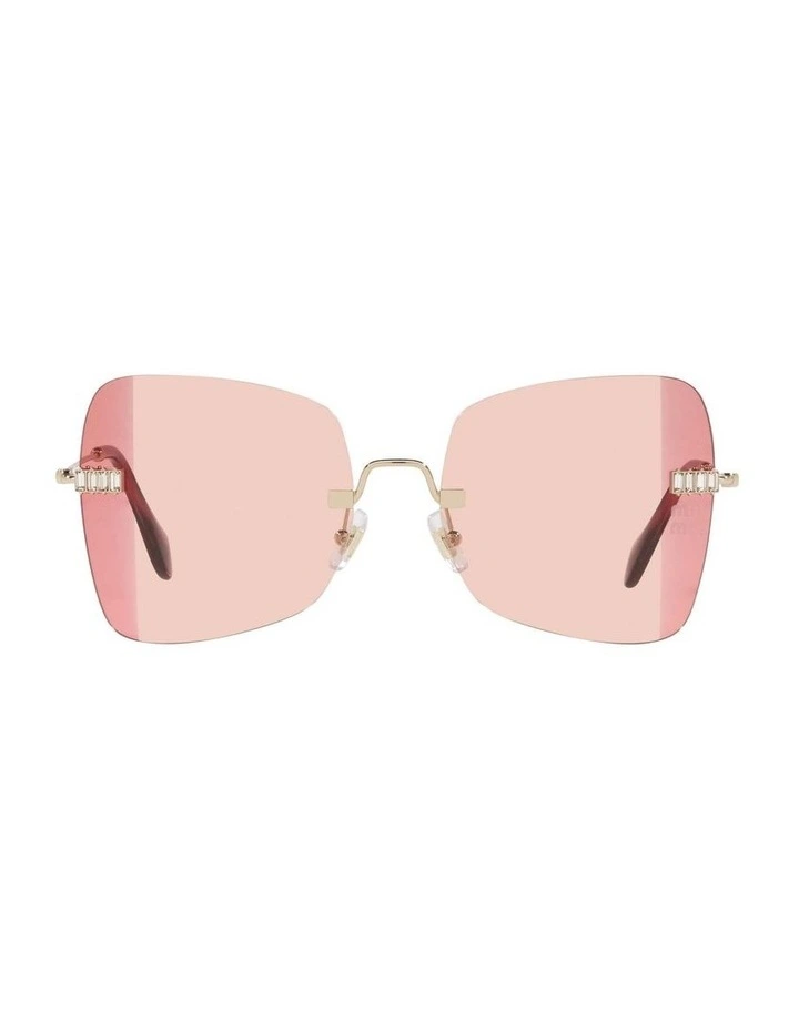 MU 50WS Gold Sunglasses