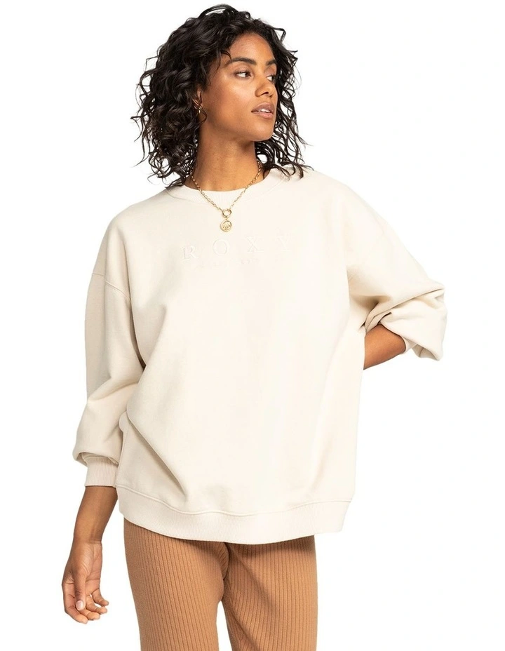 In Morning Sunrise Crew Neck Sweatshirt in Brazilian Sand