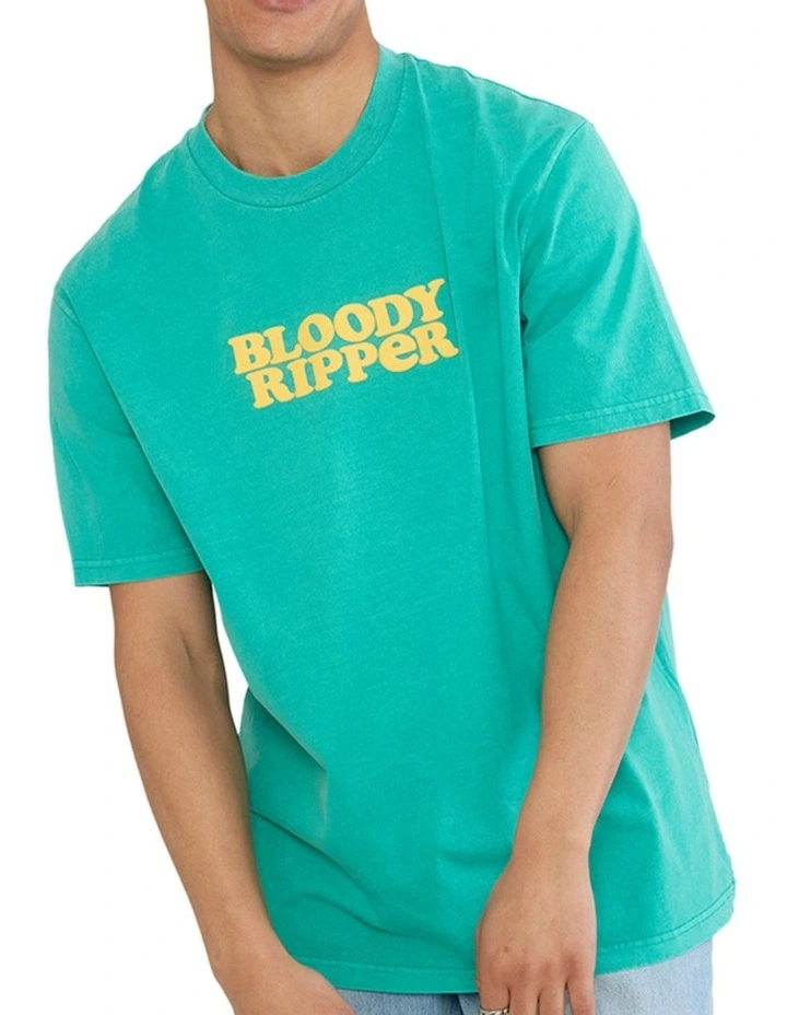Bloody Ripper Tee Shirt in Green
