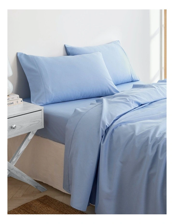 3000TC Bamboo Cooling Queen Sheet Set in Light Blue