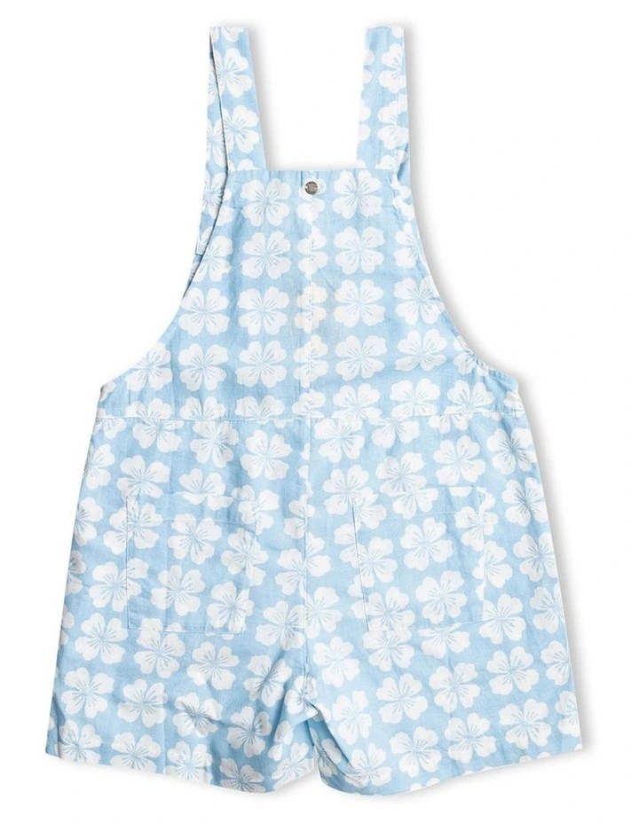 Favourite Places Dungaree Shorts (8-16 Years) in Clear Sky Clik